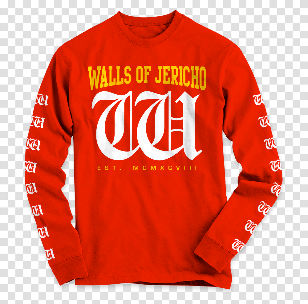 Walls Of Jericho Alpaca Christmas Sweater, Apparel, Long Sleeve, Sweatshirt Transparent Png