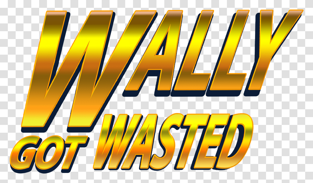 Wally Got Wasted Graphic Design, Word, Alphabet Transparent Png