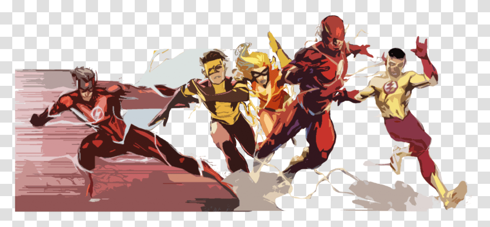 Wally West And Bart Allen, Helmet, Person, Leisure Activities, Dance Pose Transparent Png