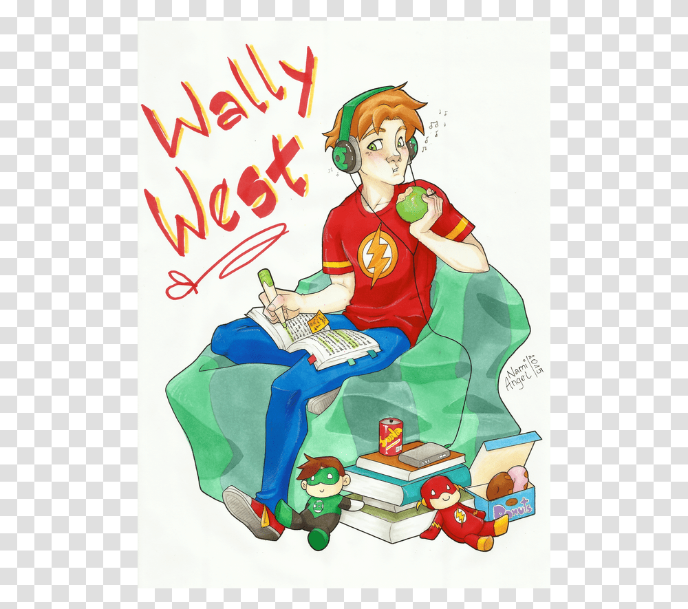 Wally West, Person, Book Transparent Png