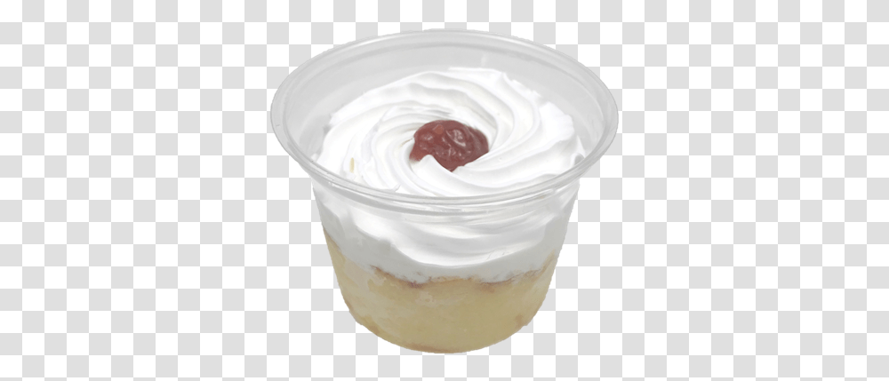 Walmart Bakery Guava Tres Leches Cupcake Whipped Cream, Dessert, Food, Creme, Yogurt Transparent Png