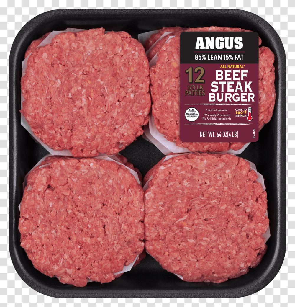 Walmart Ground Beef Patties Transparent Png