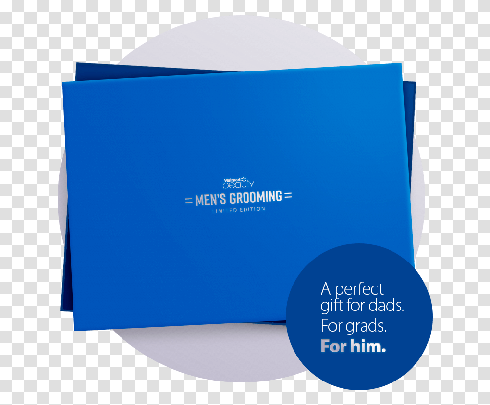 Walmart Men's Grooming Box Paper, Business Card Transparent Png