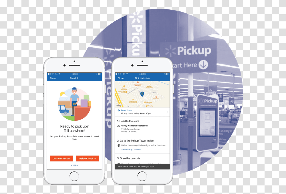 Walmart Pickup Store Click And Collect, Mobile Phone, Electronics, Cell Phone Transparent Png