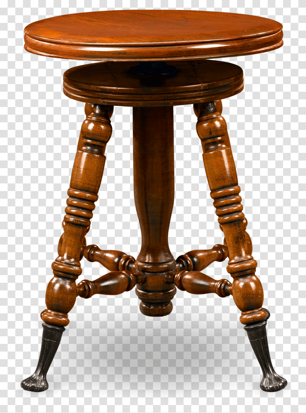 Walnut Piano Stool Antique Piano Stools, Sink Faucet, Bronze, Furniture, Chair Transparent Png