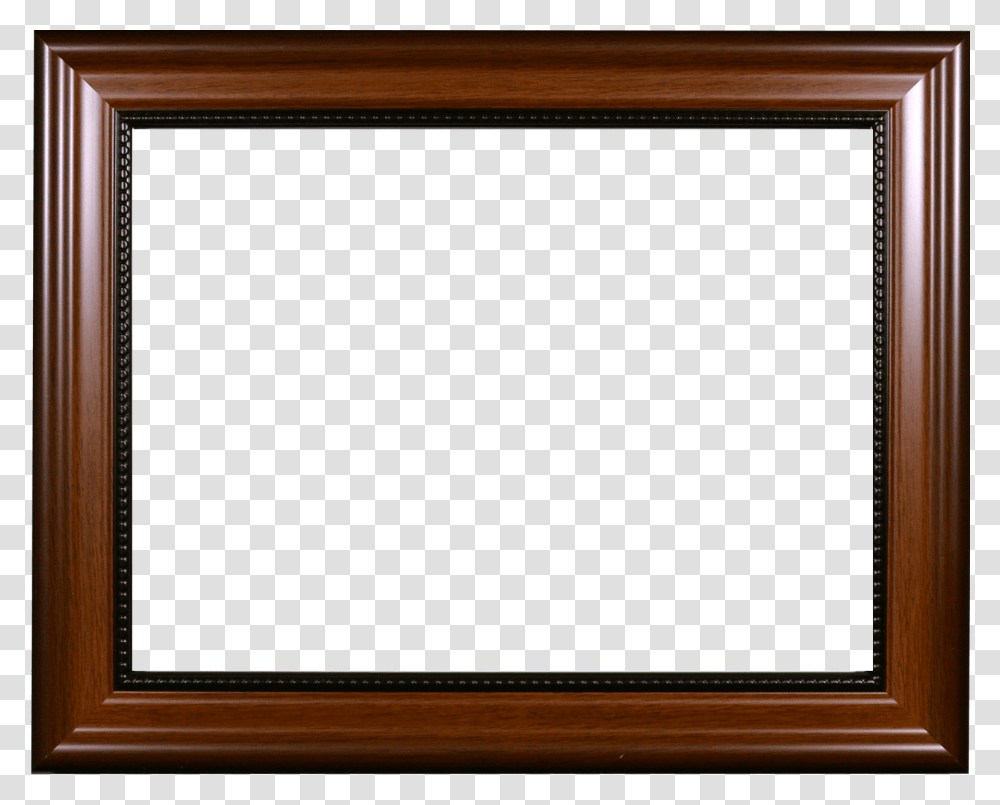 Walnut With Bead Certificate Frame Made At Wyman Frame, Monitor, Screen, Electronics, Display Transparent Png