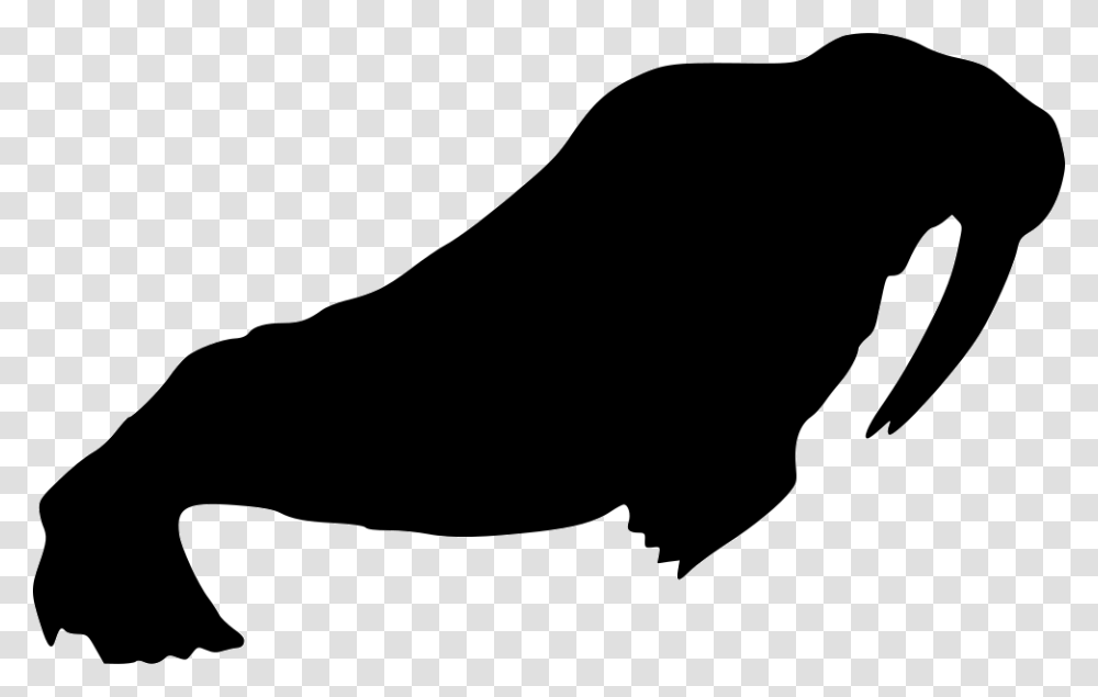 Walrus Icon Free Download, Silhouette, Person, Human, Animal Transparent Png