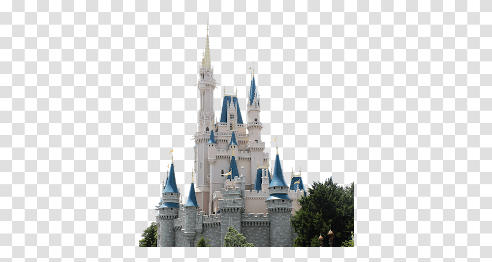 Walt Disney Castle Cinderella Castle, Architecture, Building, Spire, Tower Transparent Png