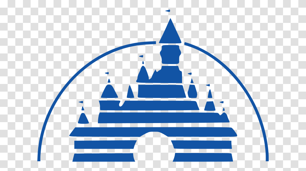 Walt Disney Castle Logo Cartoons Disney Castle Logo, Person, Metropolis, Lighting, Silhouette Transparent Png
