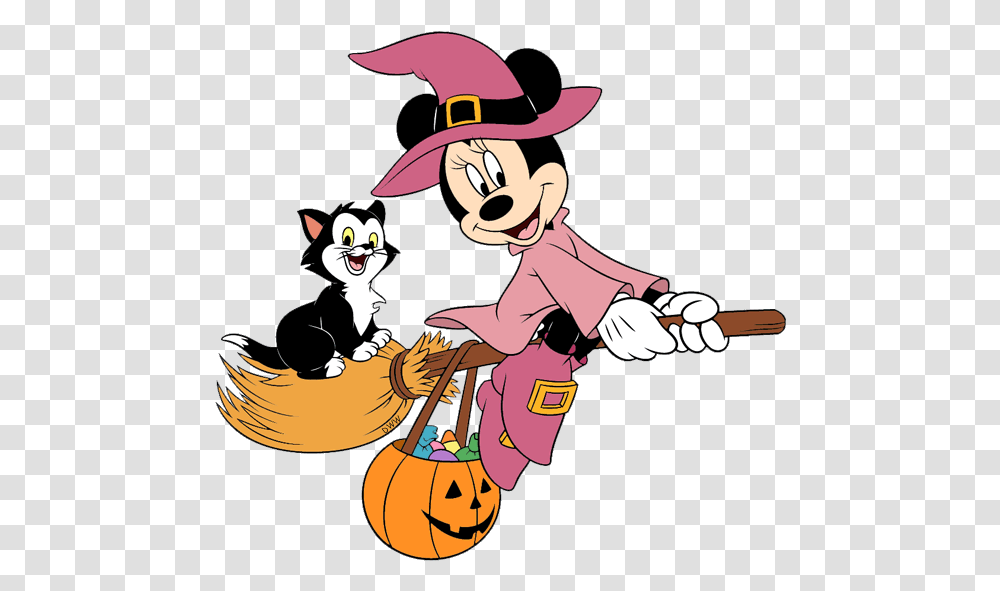 Walt Disney Characters Clipart Minnie Mouse Halloween, Person, Human, Pirate, Cat Transparent Png