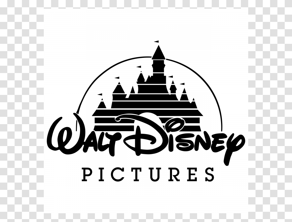 Walt Disney, Logo, Stencil Transparent Png