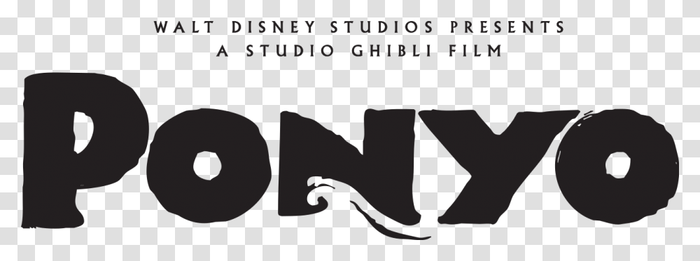 Walt Disney Ponyo Logo, Alphabet, Handwriting, Label Transparent Png