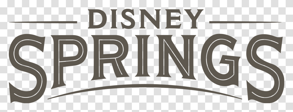 Walt Disney World Disney Springs Logo, Label, Alphabet, Word Transparent Png