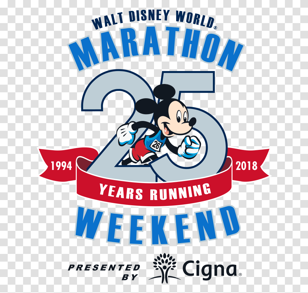 Walt Disney World Marathon 25th Anniversary, Word, Sport Transparent Png