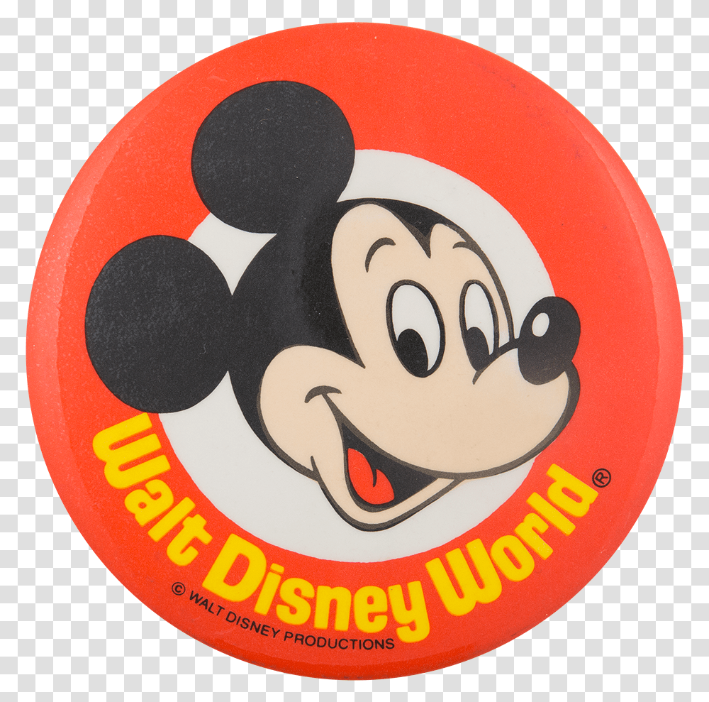 Walt Disney World Mickey Mouse Entertainment Button Mickey Mouse In Circle, Label, Logo Transparent Png