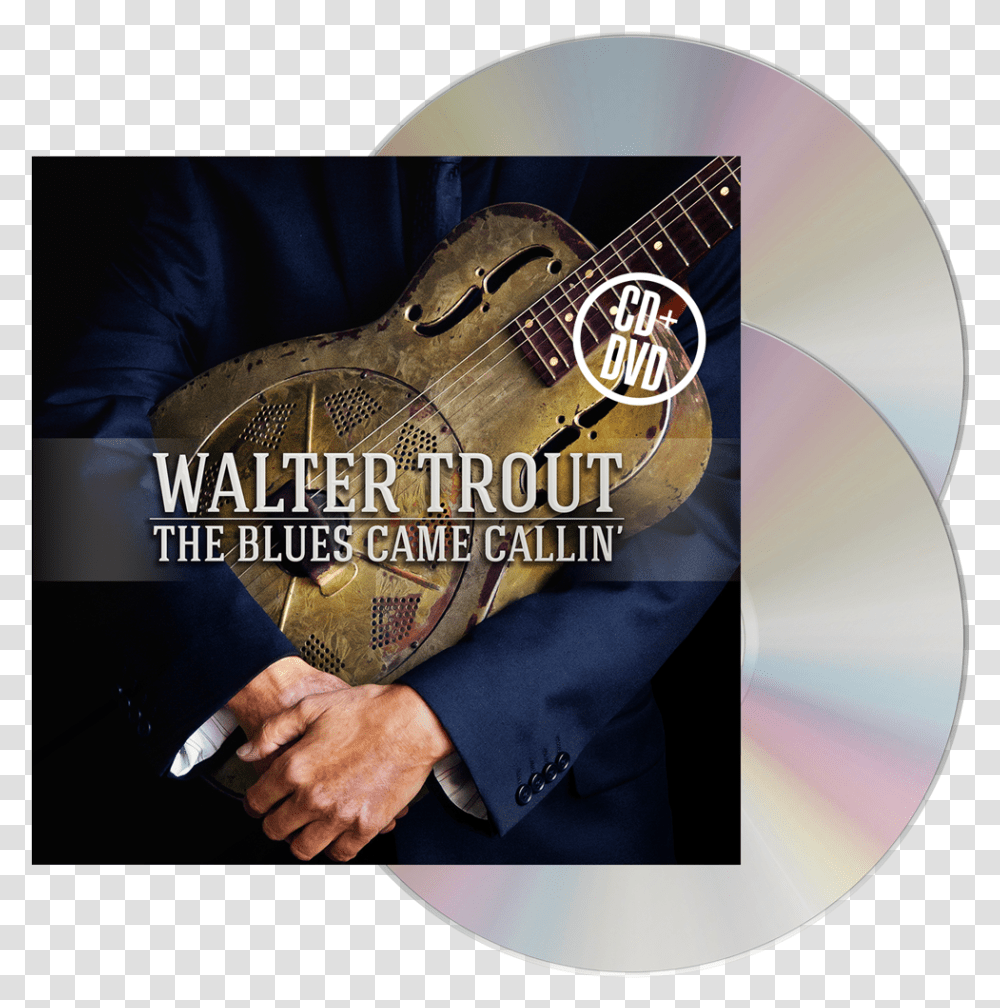 Walter Trout The Blues Came Callin' Cd Dvd Optical Disc, Person, Human, Disk, Leisure Activities Transparent Png