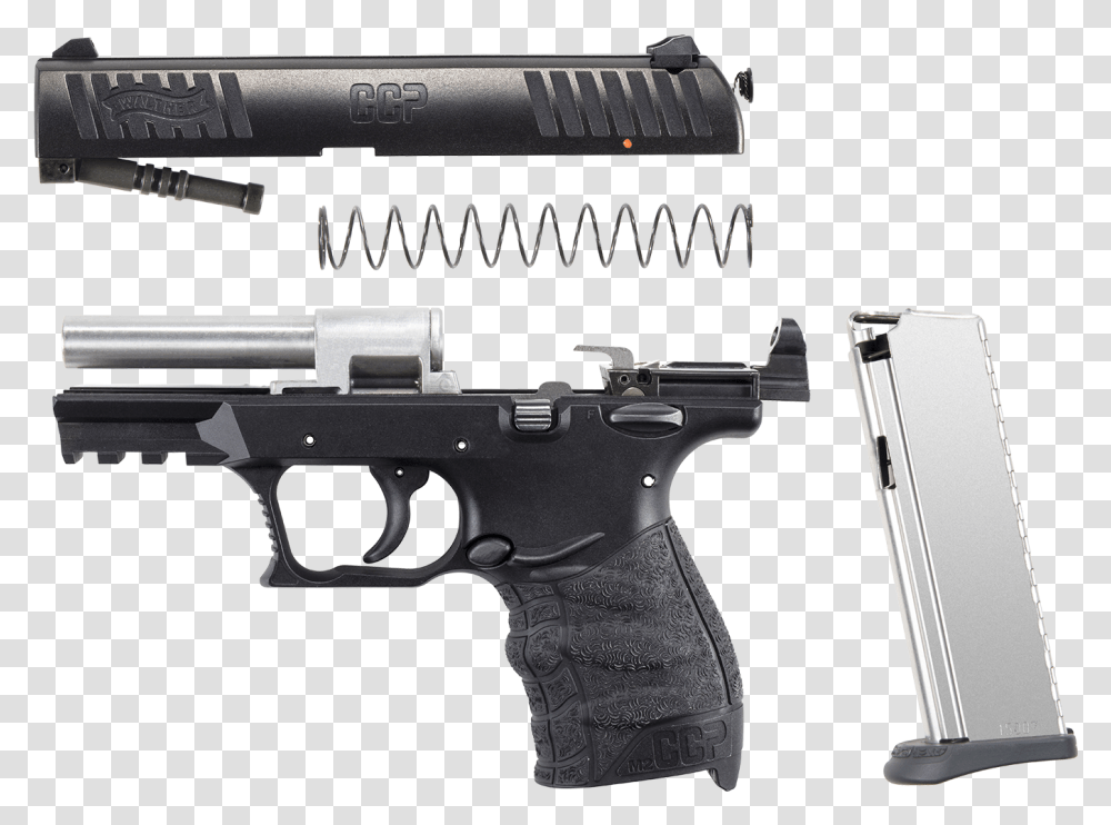 Walther Ccp, Gun, Weapon, Weaponry, Handgun Transparent Png