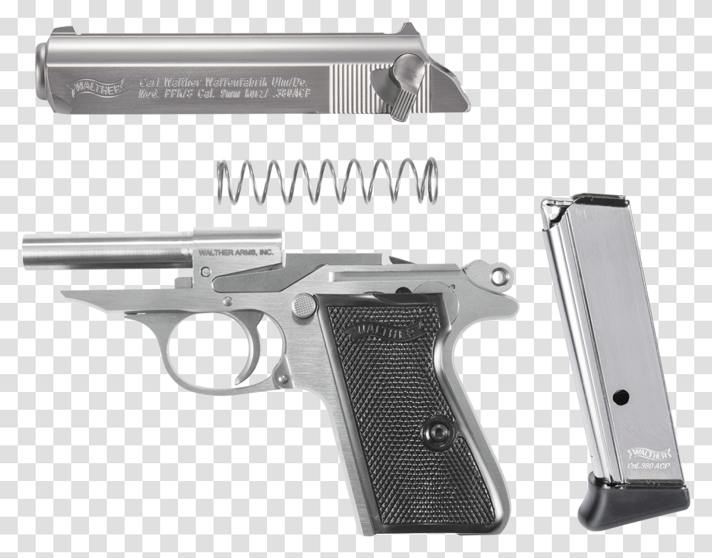 Walther Ppk S, Gun, Weapon, Weaponry, Handgun Transparent Png