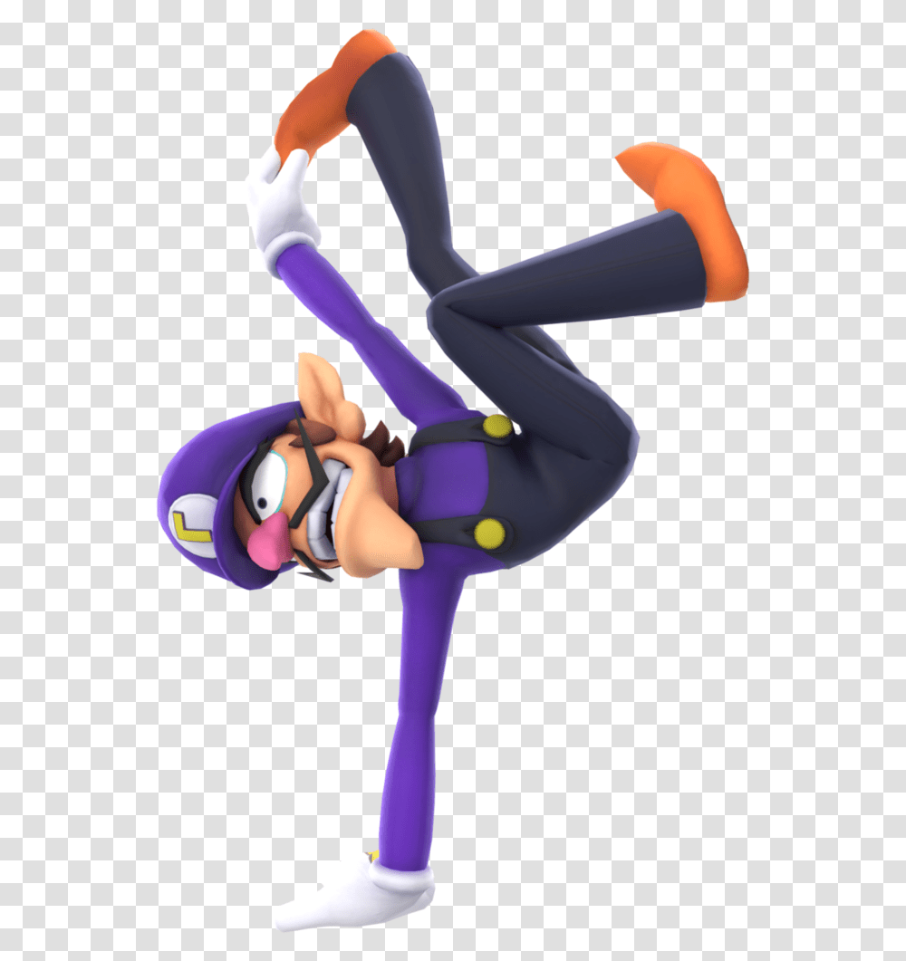 Waluigi Breakdancing, Person, Human, Acrobatic, Leisure Activities Transparent Png