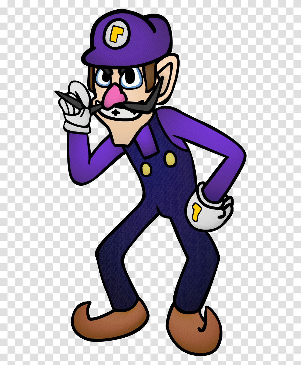 Waluigi Cartoon, Performer, Person, Human, Clown Transparent Png