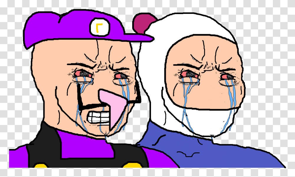 Waluigi Face, Person, Drawing, Dentist Transparent Png