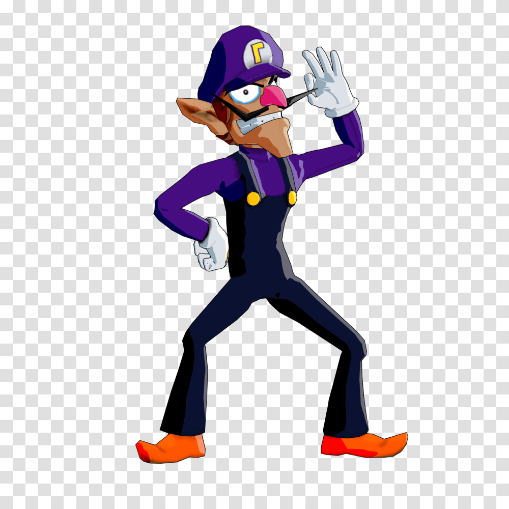 Waluigi Fighterz Mods, Performer, Person, Human, Magician Transparent Png