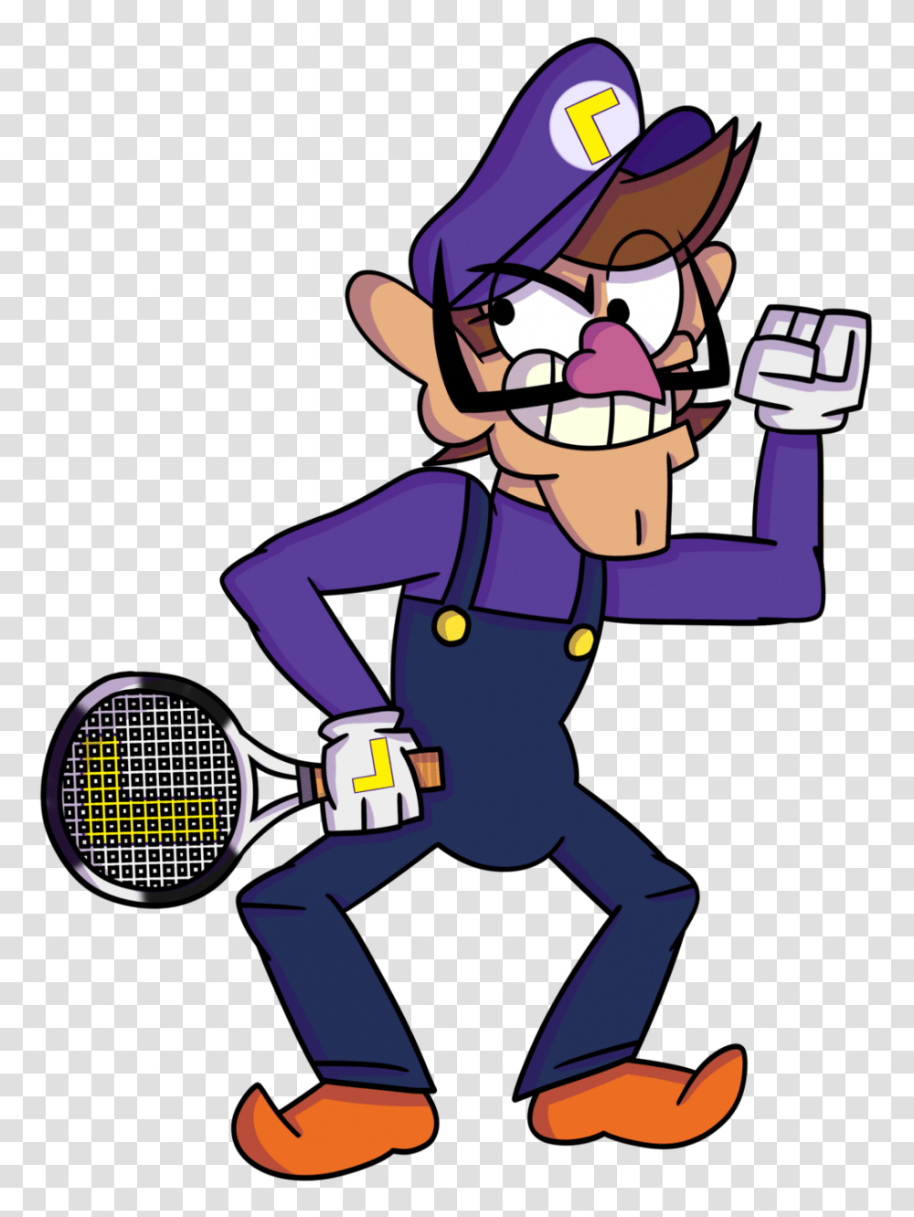 Waluigi, Racket, Tennis Racket, Sport, Sports Transparent Png