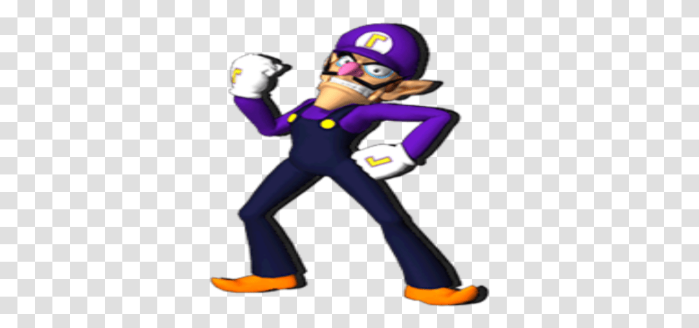 Waluigi Roblox Waluigi In Mario, Helmet, Clothing, Apparel, Person Transparent Png