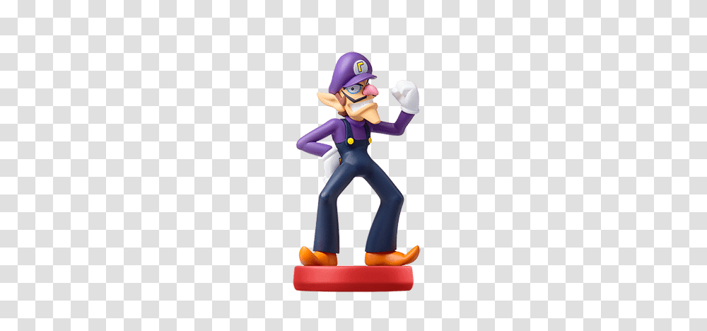 Waluigi, Toy, Figurine, Super Mario, Person Transparent Png