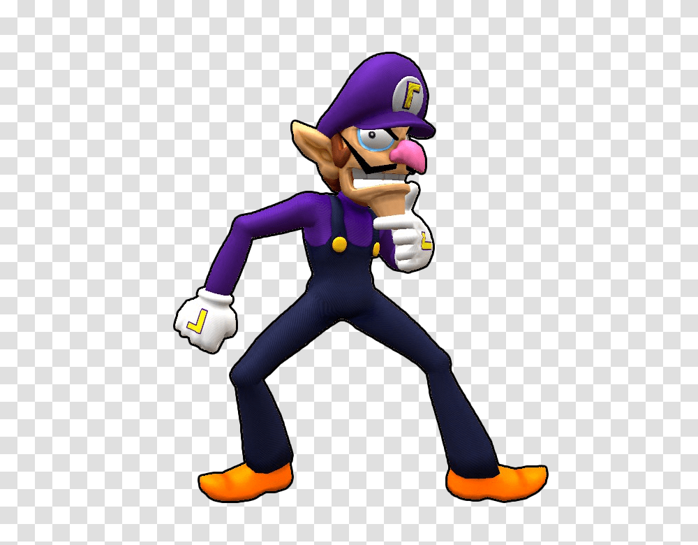 Waluigi Wondering, Toy, Super Mario, Person, Human Transparent Png