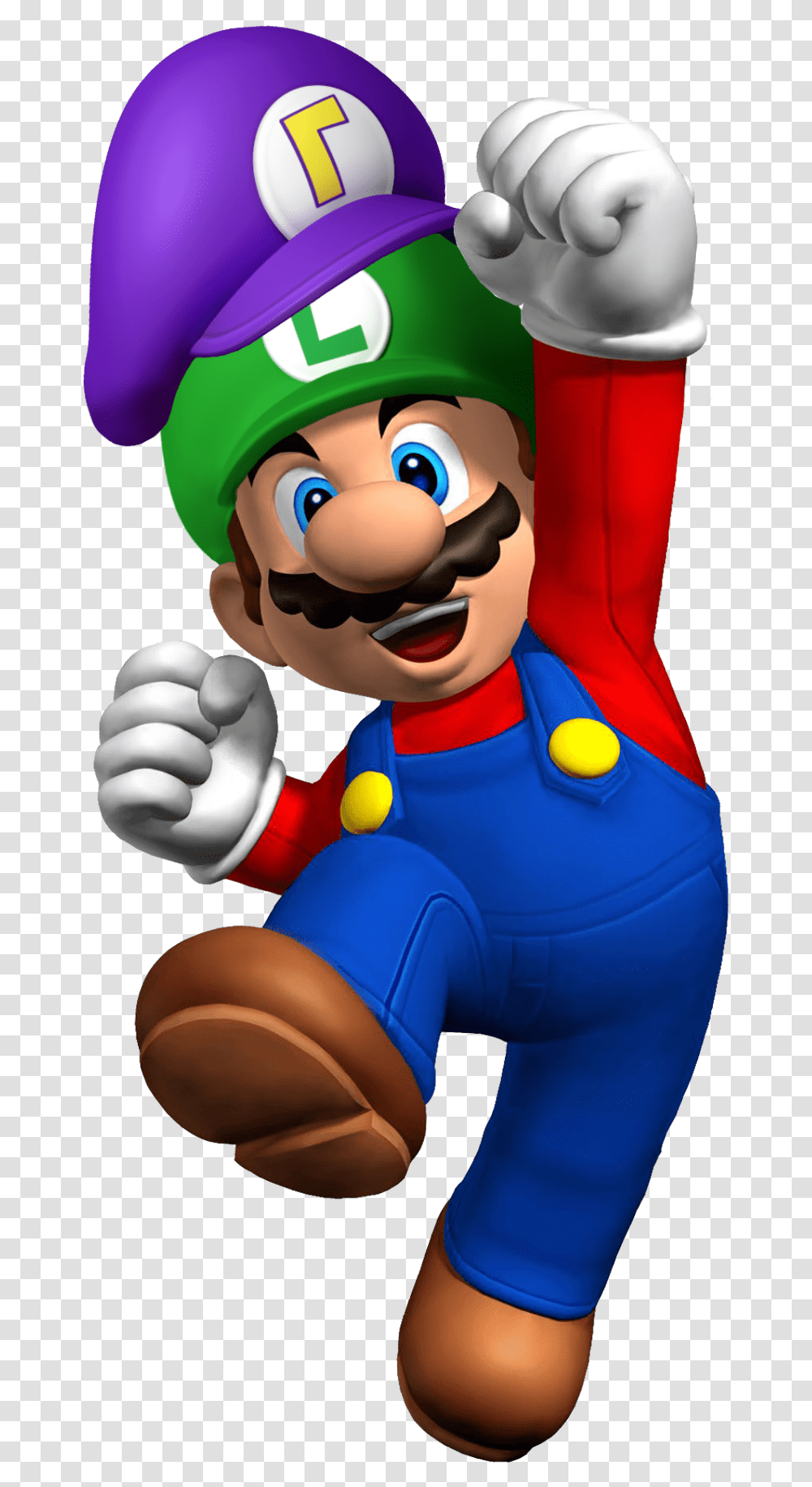 Waluigis Hat On Luigis Hat On Mario Imagenes Mario Bros, Super Mario, Person, Human Transparent Png