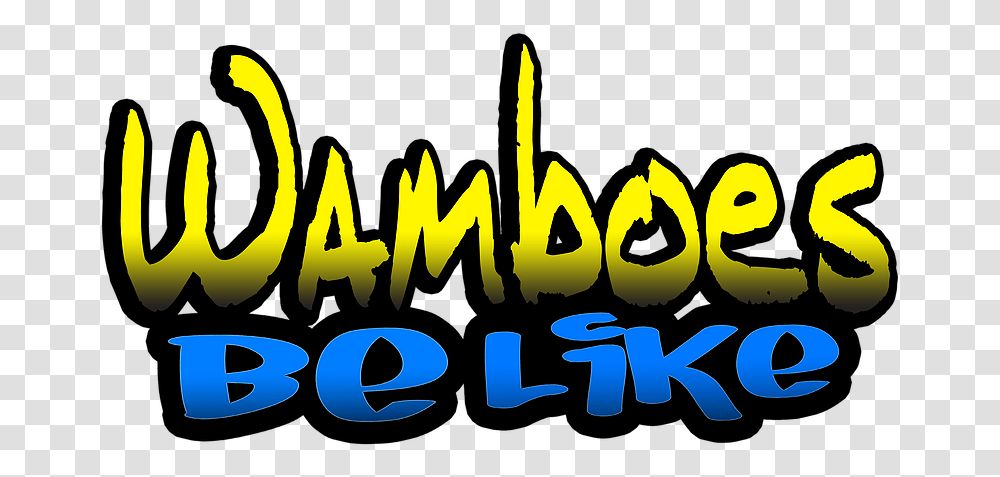 Wamboes Be Like Logo Clip Art, Text, Alphabet, Symbol, Plant Transparent Png