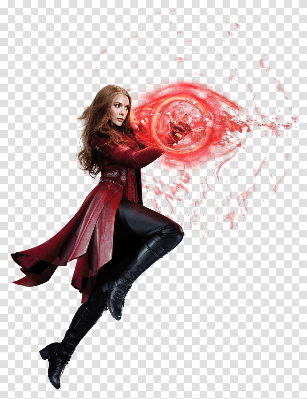 Wanda Maximoff Captain America Black Widow Vision Marvel Scarlet Witch Olsen, Dance Pose, Leisure Activities, Person, Human Transparent Png