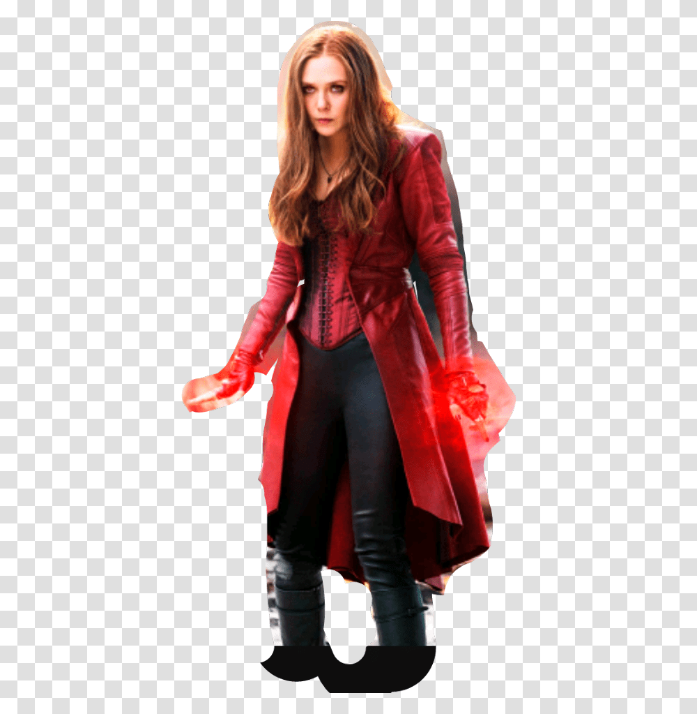 Wanda Maximoff Scarlet Witch, Person, Costume, Coat Transparent Png