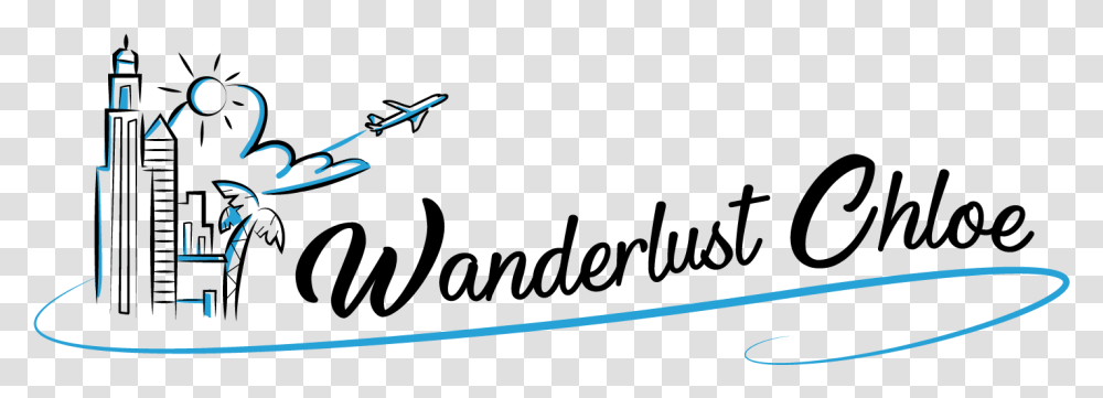 Wanderlust Chloe Calligraphy, Aircraft, Vehicle, Transportation, Airplane Transparent Png