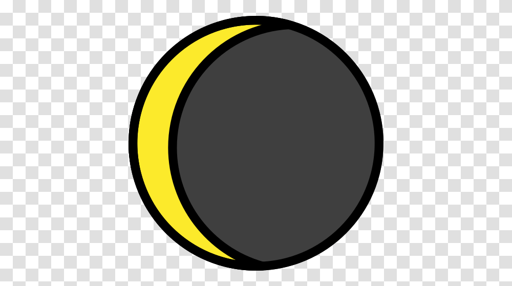 Waning Crescent Moon Symbol Emoji Meanings - Typography Circle, Outer Space, Night, Astronomy, Outdoors Transparent Png