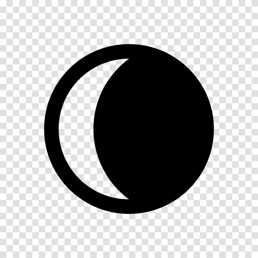Waning Crescent Moon Symbol, Gray, World Of Warcraft Transparent Png