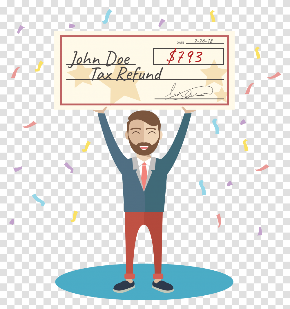 Want Clipart Tax Refund Cartoon, Paper, Person, Poster, Advertisement Transparent Png