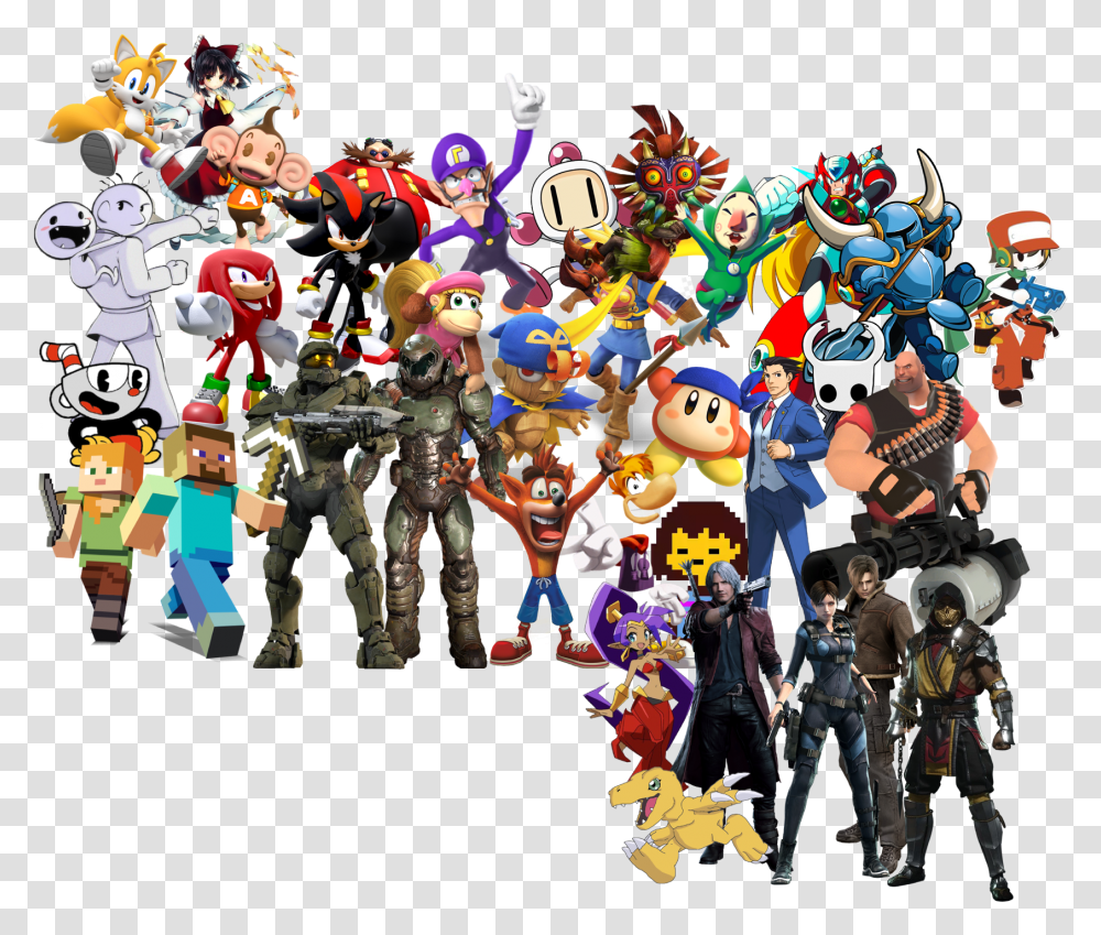 Wanted Characters For Smash Geno And Isaac Done By Characters People Want In Smash, Person, Human, Collage, Poster Transparent Png