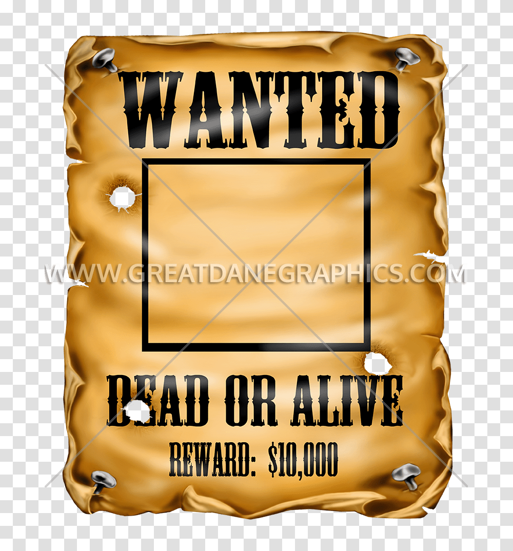 Wanted Poster Production Ready Artwork For T Shirt Printing, Birthday Cake, Food, Paper Transparent Png