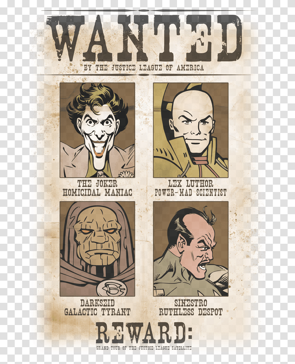 Wanted Poster T Shirts, Comics, Book, Person, Human Transparent Png