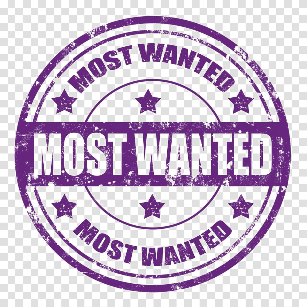 Wanted Stamp Image Most Wanted Stamp, Label, Logo Transparent Png