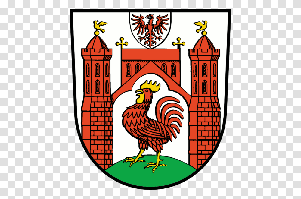 Wappen Frankfurt Frankfurt Oder Wappen, Bird, Animal, Armor, Chicken Transparent Png