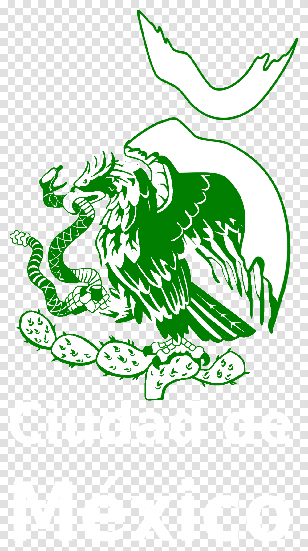 Wappen Mexico Ralfr Illustration, Poster, Advertisement, Dragon Transparent Png
