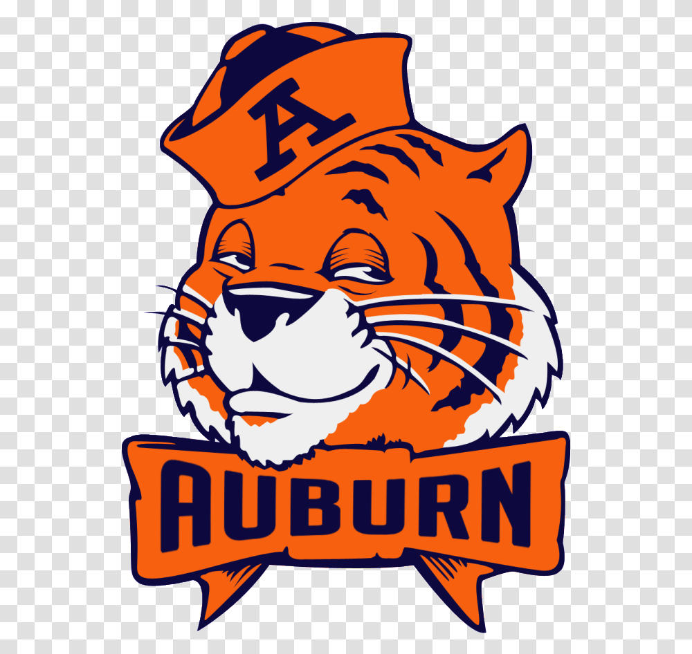War Eagle And Tgif Fellow Tet Ers 2013 Has Started Auburn Tigers Old Logo, Label, Poster, Advertisement Transparent Png