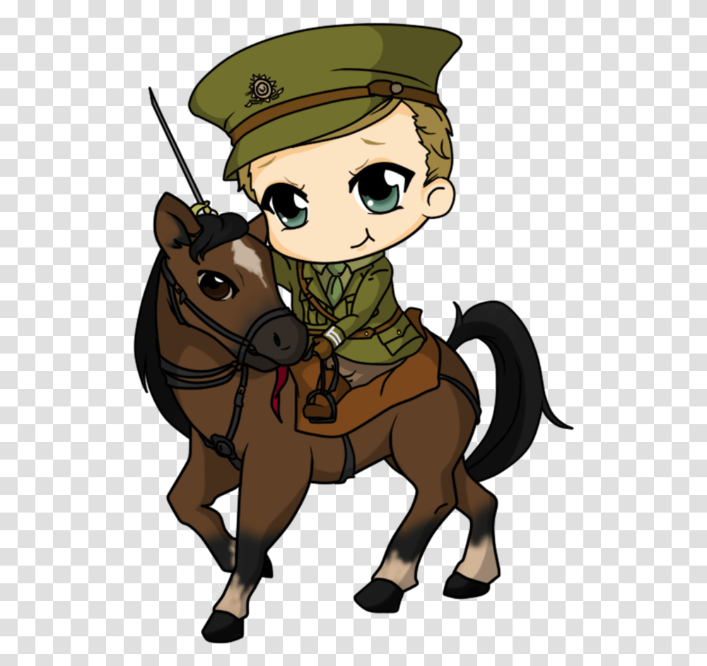 War Horse By Mibu No Ookami Chibi Prince On Horse, Person, Mammal, Animal, Outdoors Transparent Png