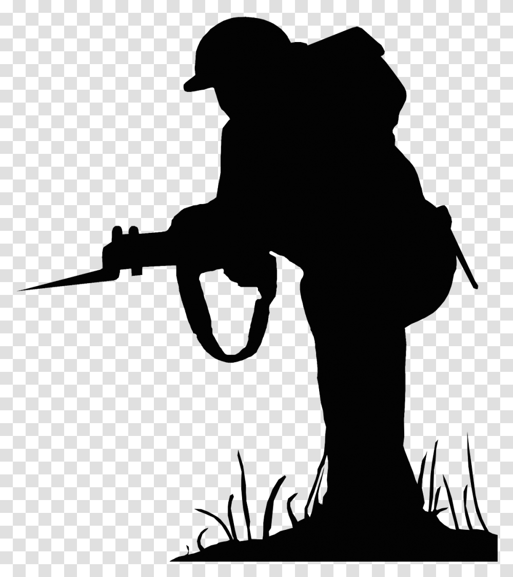 War Illustration, Person, Human, Silhouette, Musician Transparent Png