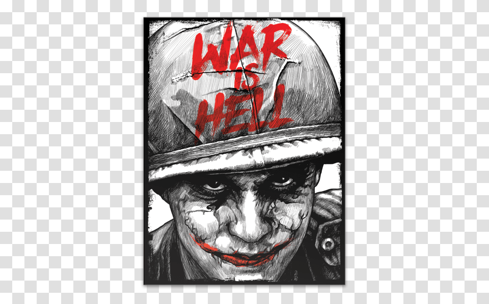 War Is Hell War Is Hell Joker, Comics, Book, Manga, Person Transparent Png