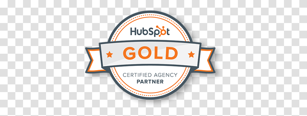 Warbble Gold Agency Hubspot Partner, Label, Text, Sticker, Logo Transparent Png