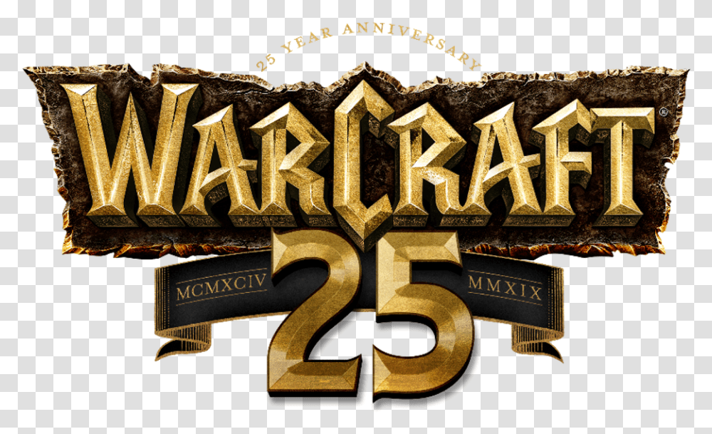 Warcraft 25th Anniversary Logo New Year, Alphabet, Word, Legend Of Zelda Transparent Png